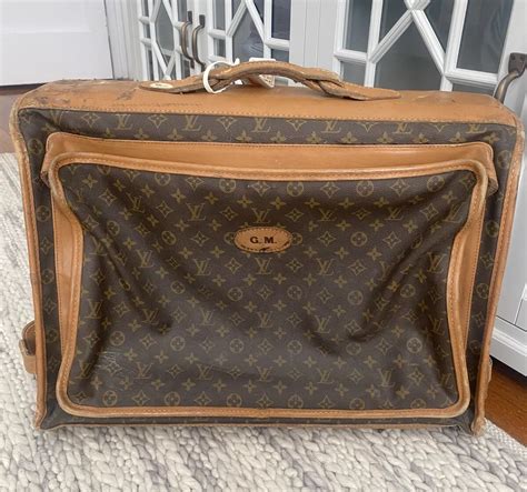 louis vuitton red suit|vintage Louis Vuitton suit bag.